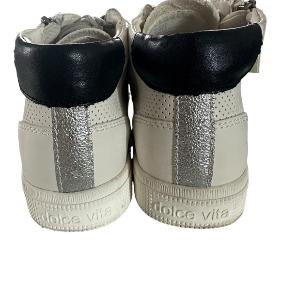 DOLCE VITA ZONYA COPPER AND WHITE LEATHER SNEAKERS SIZE 9 - Picture 10 of 14